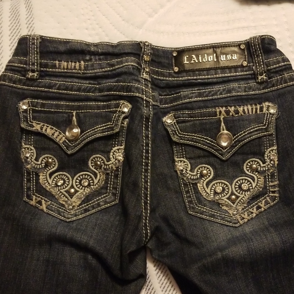 L.A. Idol bejeweled jeans